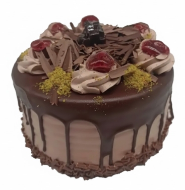 4 ile 6 kişilik çikolatalı yaş pasta Trabzon pasta