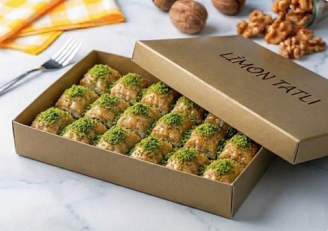 Her Mevsim Tüketilen 1 kg Baklava Trabzon pasta